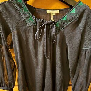 BCBGeneration sheer blouse